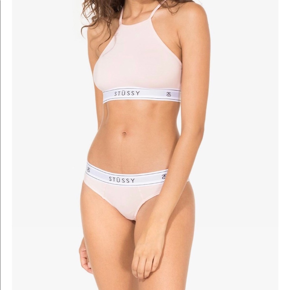 Stussy Logo Band Bralette